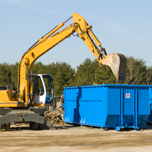 are there any restrictions on where a residential dumpster can be placed in Coeymans